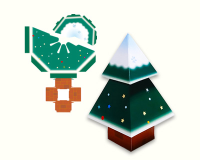 クリスマス用のパッケージ