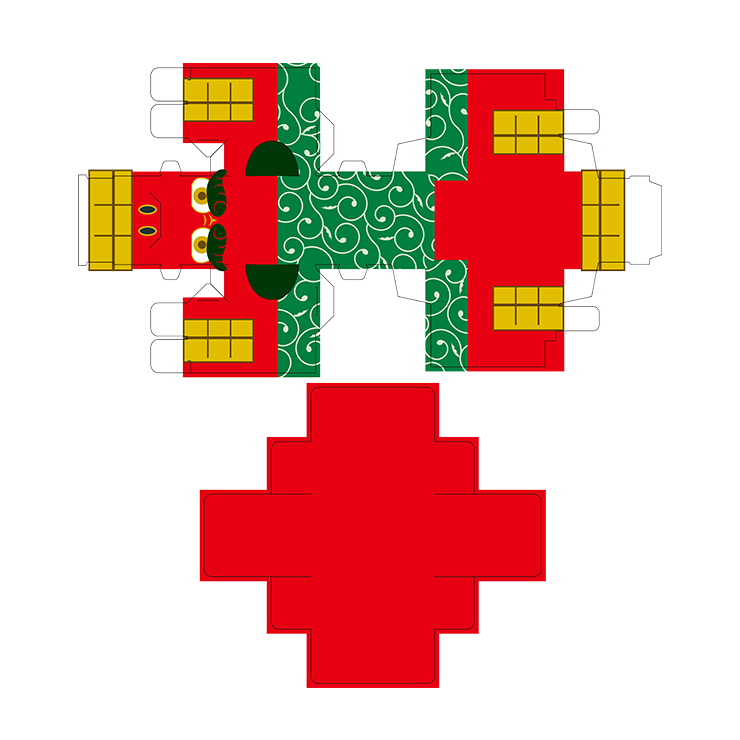 獅子舞展開図面